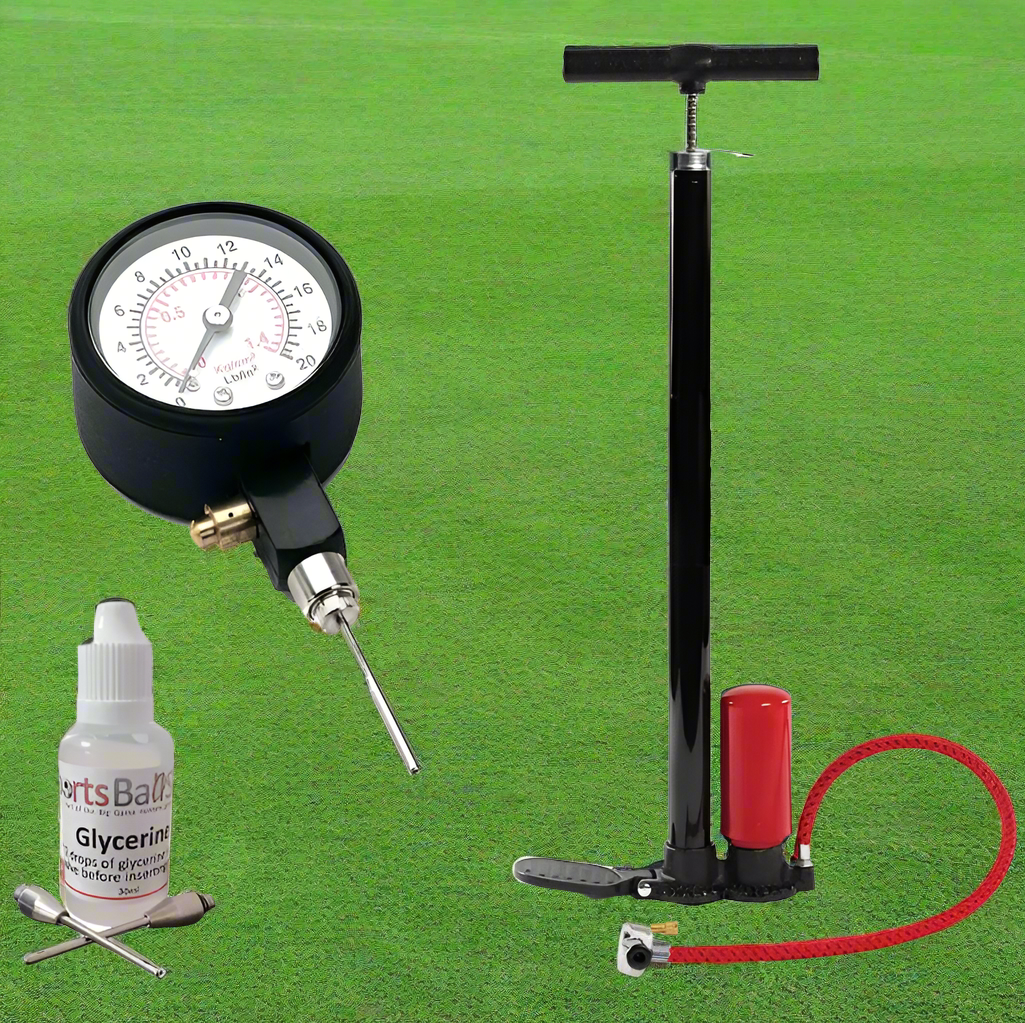 Ball Pressure Gauge and Stirrup Pump Combo