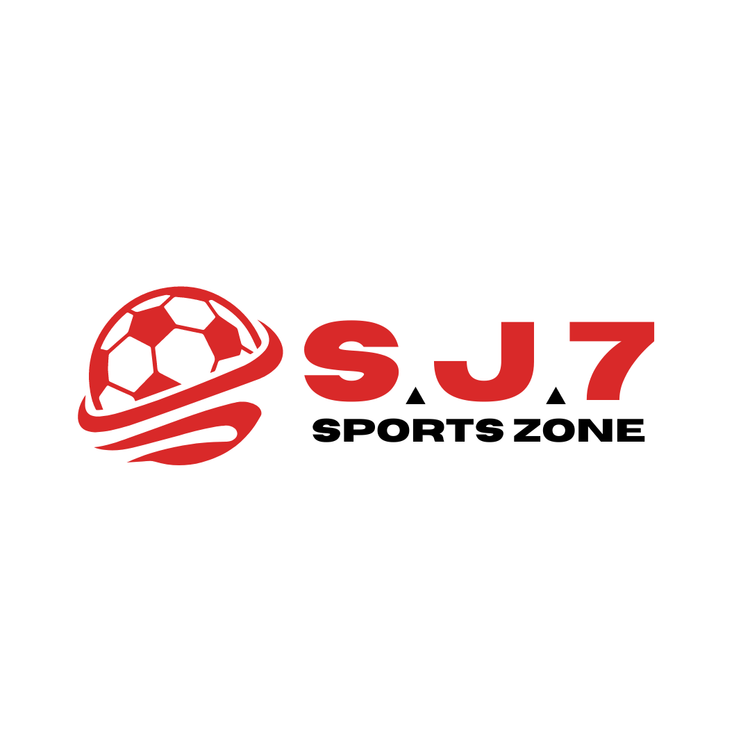 SJ7 Sports Zone logo featuring a football, representing sports training and goals.