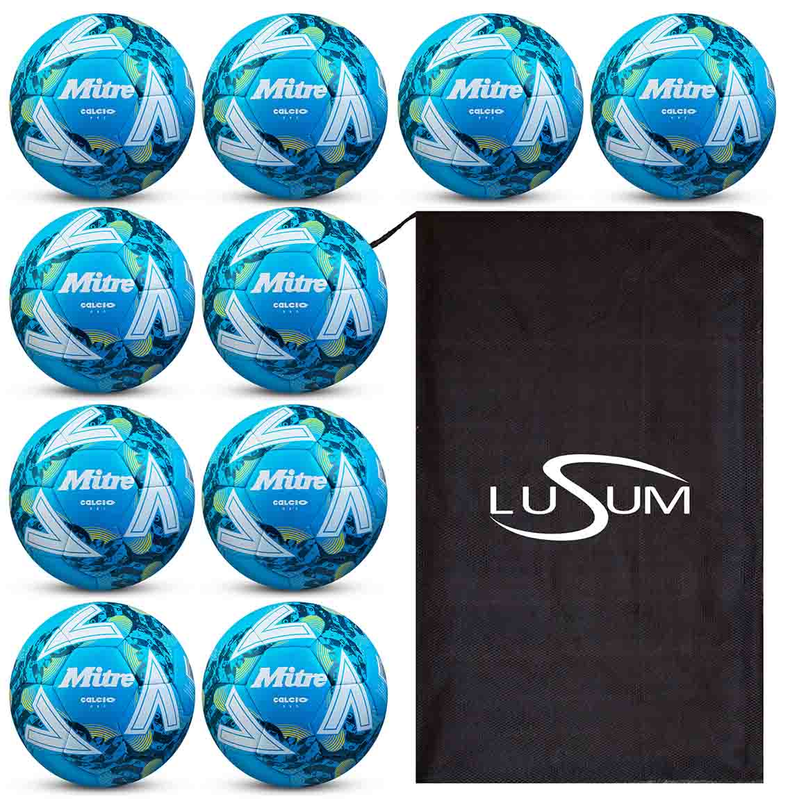 Mitre Calcio One 24 Football x10 Training Balls
