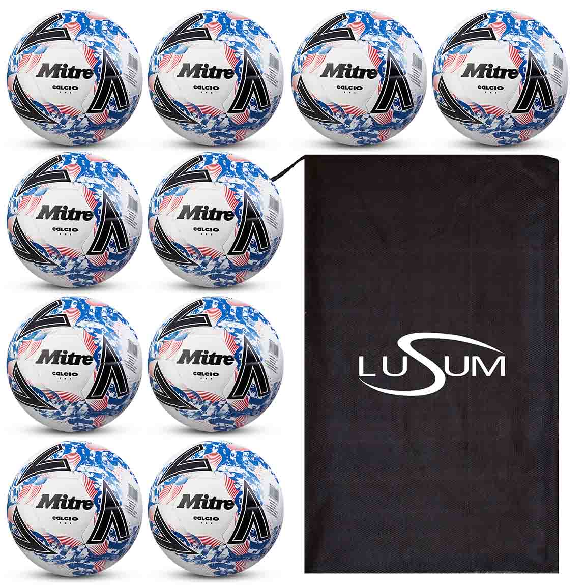 Mitre Calcio One 24 Football x10 Training Balls
