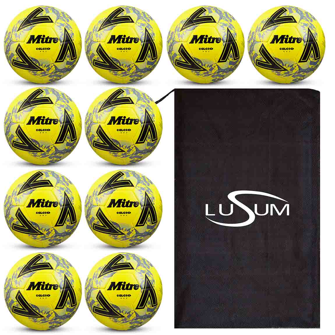 Mitre Calcio One 24 Football x10 Training Balls