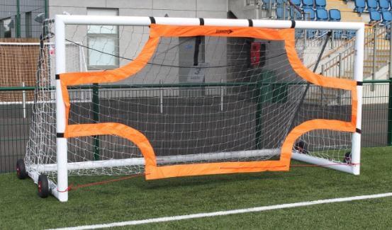 CornerShot net for training sessions, perfect for practicing target shots in gardens or professional settings.